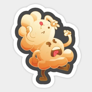 Twin popcorns Sticker